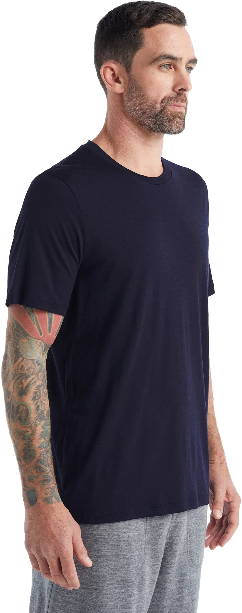 Icebreaker Mens Tech Lite II Short Sleeved Tee - Midnight Navy-2